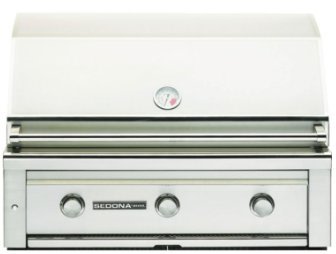 An image of Sedona by Lynx L600PS-LP(url Broken) Sedona 36'' Natural Gas Stainless Steel Covered Grill