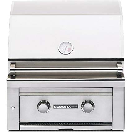 An image of Lynx L400-LP Sedona 24" Liquid Propane Covered Grill | KnowYourGrill 