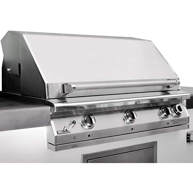 An image related to PGS T Series 39" Natural Gas Stainless Steel Built-In Covered Grill