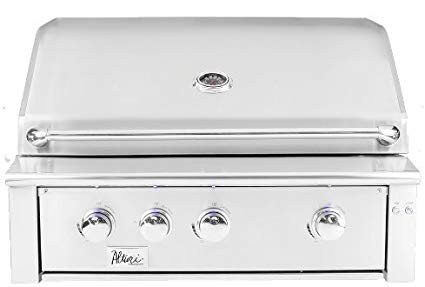 An image of Summerset ALT36-NG Alturi 36'' Natural Gas Stainless Steel Covered Grill