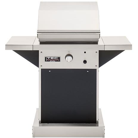 An image of TEC Patio 26" Natural Gas Freestanding Infrared Covered Grill | KnowYourGrill 