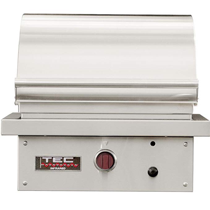 An image of TEC Sterling 26" Natural Gas Built-In Infrared Covered Grill | KnowYourGrill 