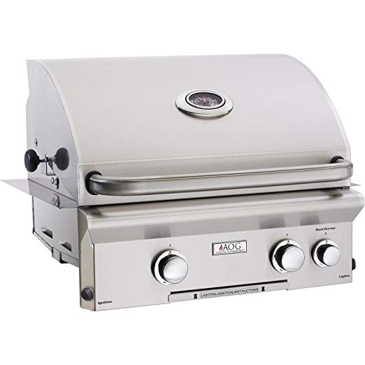 An image of American Outdoor Grill 24NBL L Series 24" Natural Gas Covered Grill | KnowYourGrill 