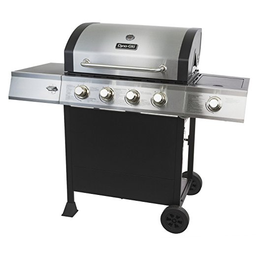 An image of Dyna-Glo DGB495SDP-D Propane Gas Freestanding Covered Grill