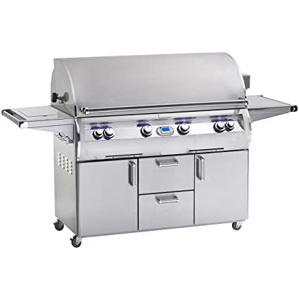 An image related to Fire Magic E1060 Diamond 48'' Propane Gas Stainless Steel Rotisserie Grill