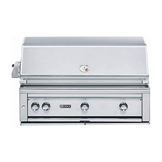 An image of Lynx L42R-1-LP 42'' Propane Gas Stainless Steel Covered Grill | KnowYourGrill 