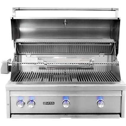 An image related to Lynx L36R-1-LP 36'' Hybrid Stainless Steel Built-In Covered Grill