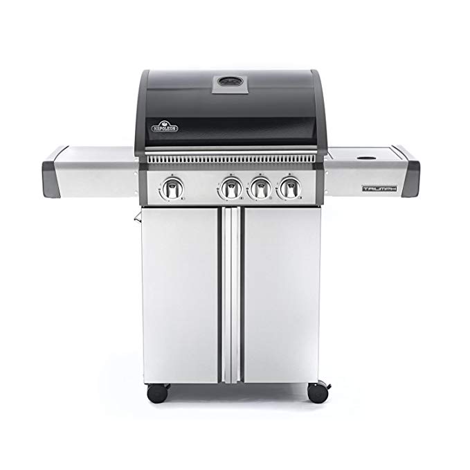 An image related to NAPOLEON T495SBNK-OB Propane Gas Stainless Steel Freestanding Covered Grill