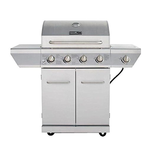 An image of Nexgrill 720-0830H Propane Gas Stainless Steel Portable Covered Grill | KnowYourGrill 