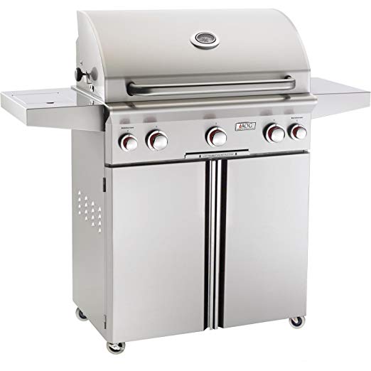 An image related to AOG T Series 30'' Natural Gas Stainless Steel Freestanding Rotisserie Grill