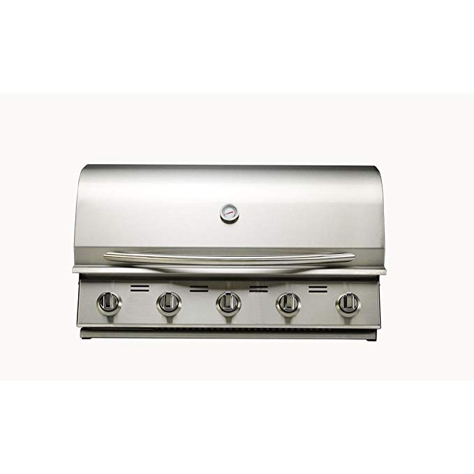 An image related to Bull 100511797 Bullet Liquid Propane Stainless Steel Built-In Covered Grill