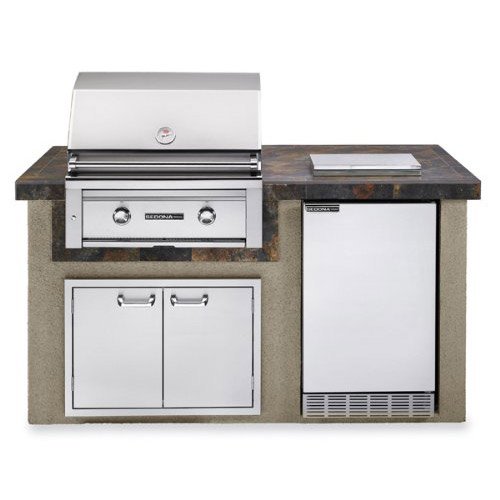 An image of Lynx L1500G Sedona 30'' Propane Gas Covered Grill | KnowYourGrill 