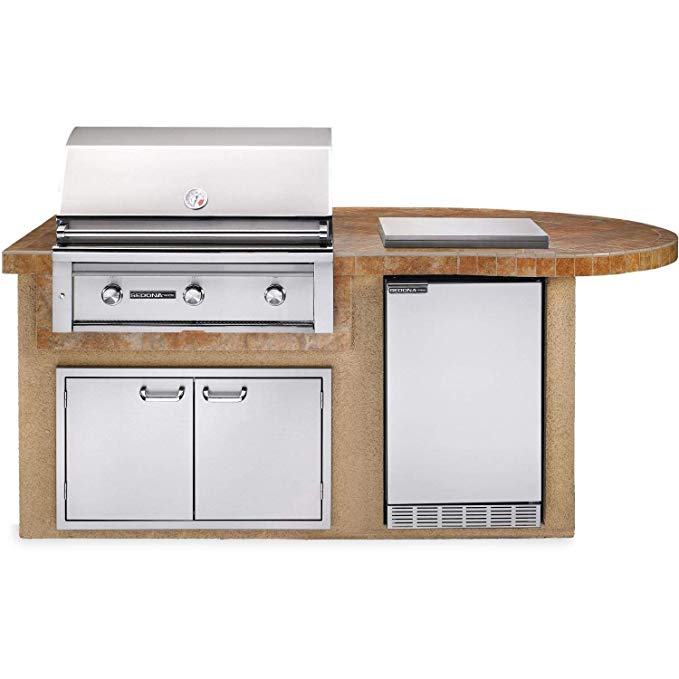 An image of Lynx L600PSR Sedona 30'' Propane Gas Stainless Steel Rotisserie Grill | KnowYourGrill 