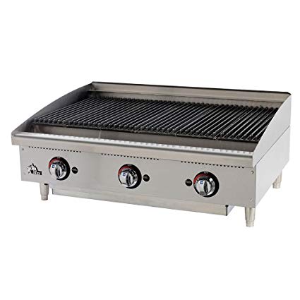 An image related to Star Manufacturing 6136RCBF 36'' Natural Gas Stainless Steel Open Grill