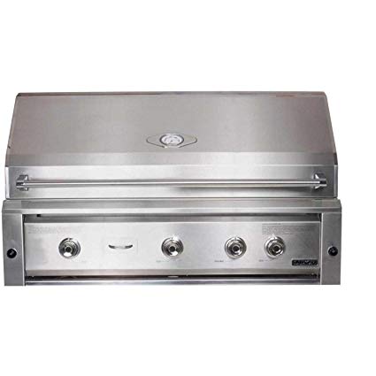 An image of Luxor 42'' Propane Gas Stainless Steel Freestanding Infrared Covered Grill | KnowYourGrill 