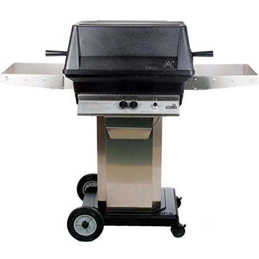 An image of PGS A40 Natural Gas Stainless Steel Portable Covered Grill | KnowYourGrill 