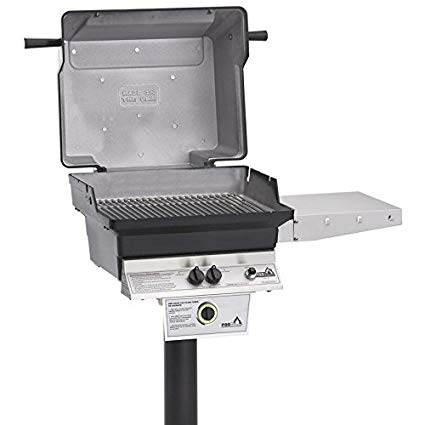 An image of PGS T-Series T30 T Series 48'' Propane Gas Cast Aluminum Covered Grill