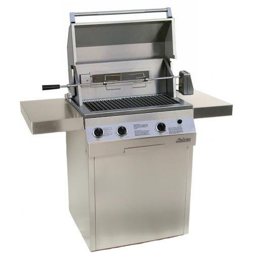 An image of Solaire SOL-AGBQ-27GVIXL-NG-IGP 27" Natural Gas Stainless Steel Rotisserie Grill