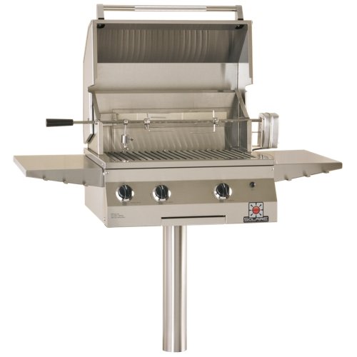 An image related to Solaire SOL-AGBQ-27GIRXL-NG-IGP 27" Natural Gas Stainless Steel Rotisserie Grill