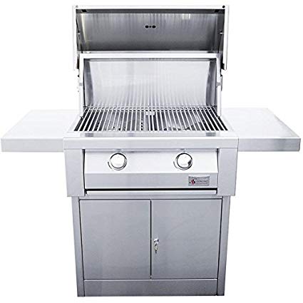 An image related to Summerset Builder 32" Propane Gas Stainless Steel Freestanding Covered Grill