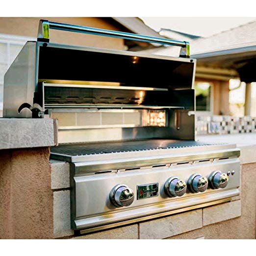 An image related to Summerset TRL32-LP TRL Series 32" Propane Gas Stainless Steel Covered Grill