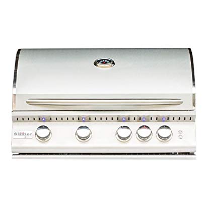 An image of Summerset Sizzler 32" Gas Stainless Steel Built-In Covered Grill | KnowYourGrill 