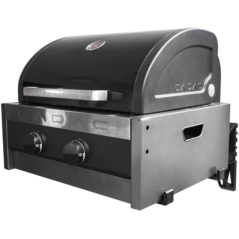 An image of Cadac 98700-25-04/300-US Propane Gas Steel Portable Covered Grill