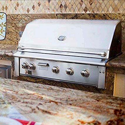 An image of Summerset Alturi 42'' Hybrid Stainless Steel Built-In Covered Grill | KnowYourGrill 