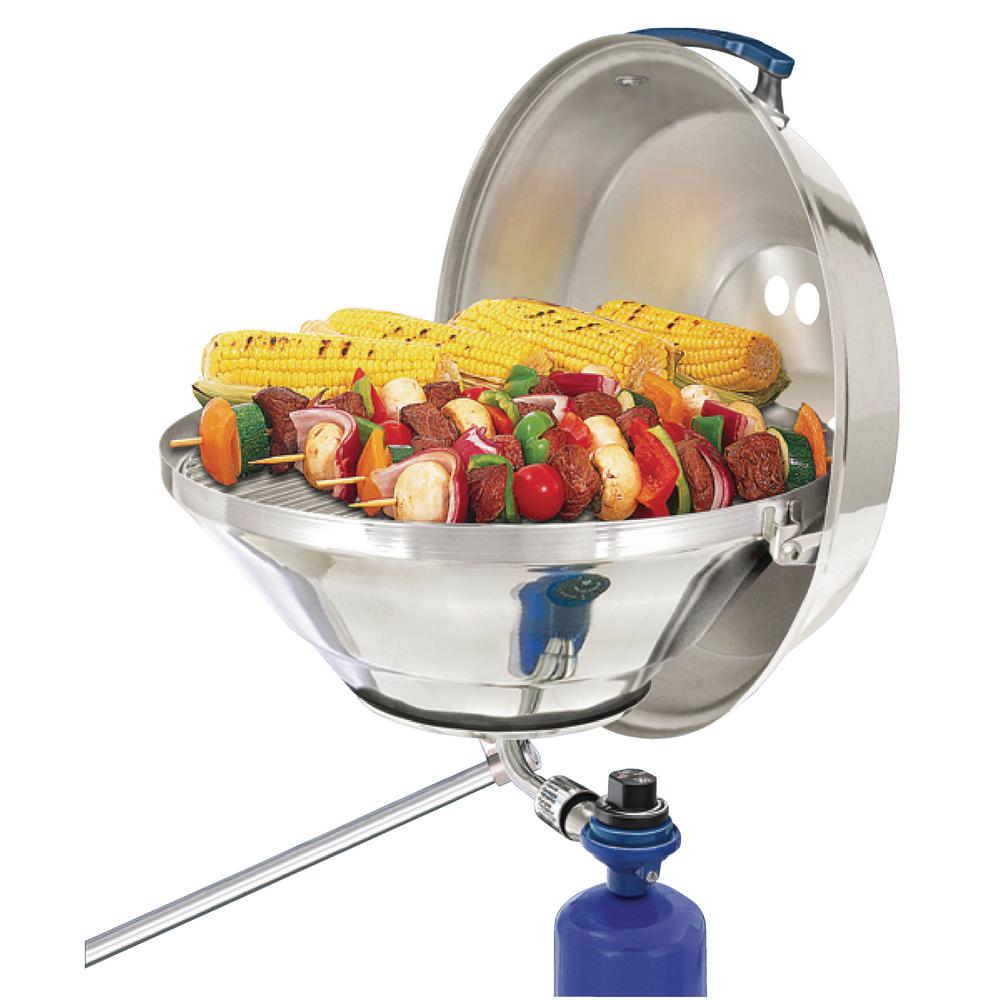 An image of Magma A10-205 Propane Gas Stainless Steel Tabletop Kettle Grill