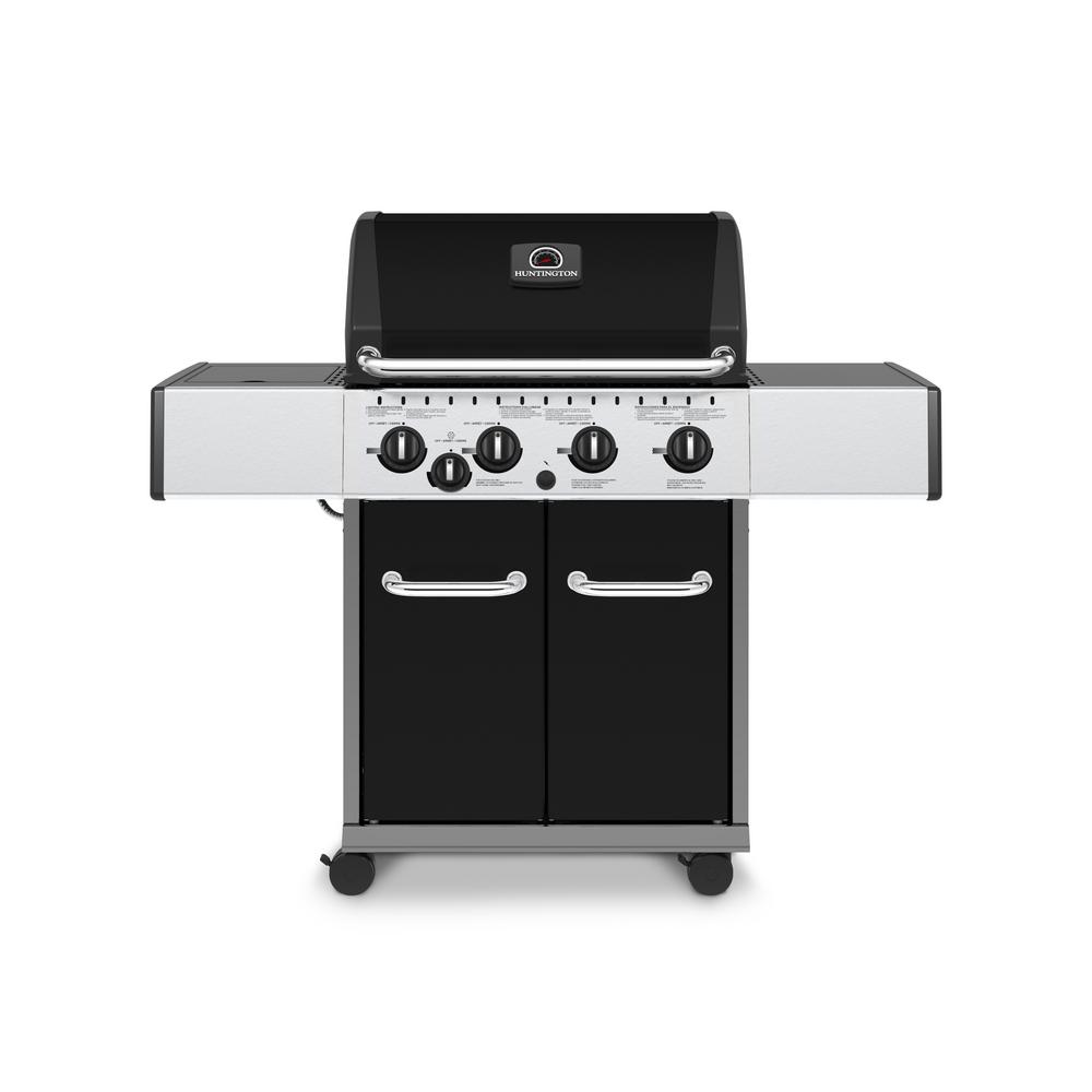 An image of Huntington 682164 Propane Gas Freestanding Covered Grill