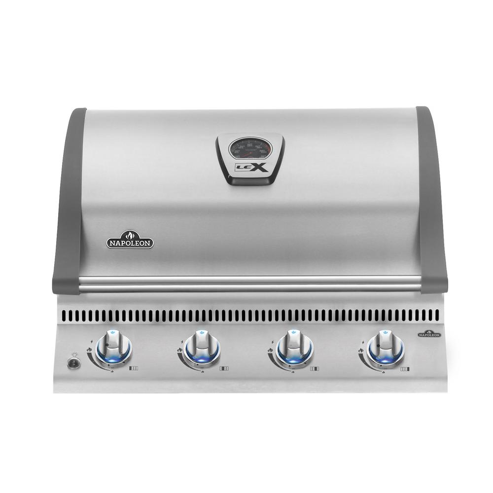 An image related to NAPOLEON BILEX485PSS-1 Propane Gas Stainless Steel Built-In Covered Grill