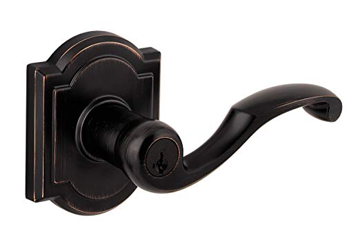 An image of Baldwin 93540-011 Entry Zinc Venetian Bronze Lever Lockset Lock | Door Lock Guide 