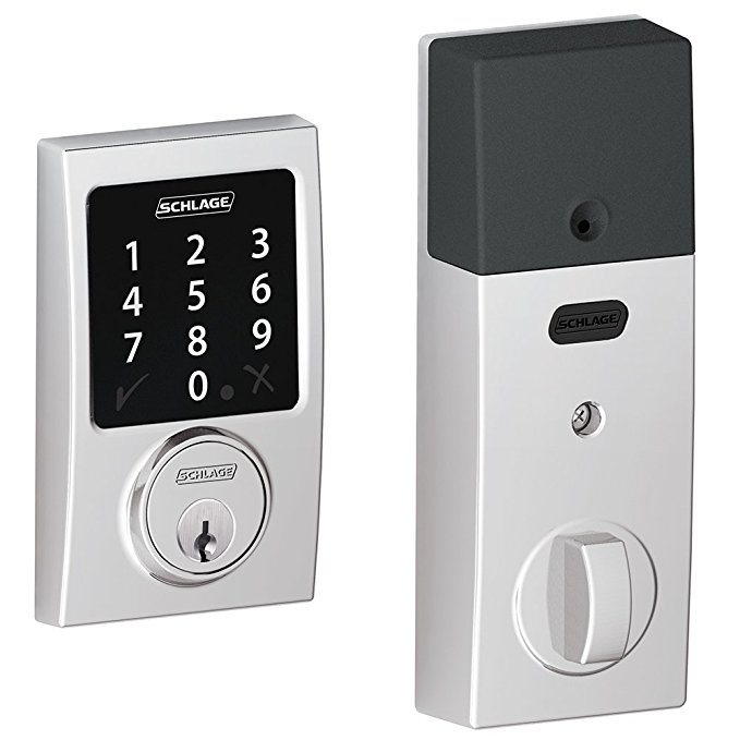Schlage BE468CEN625 Chrome Effect Touchscreen Door Lock Door Lock Guide