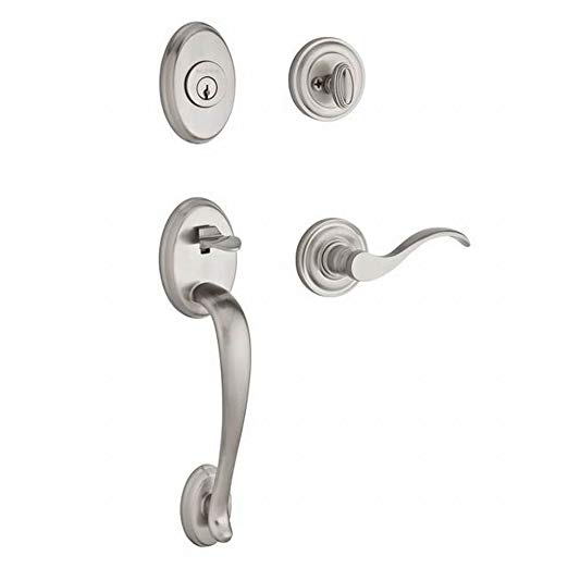 Baldwin 9BR1800007 Brass Satin Nickel Lever Lockset Lock Door Lock Guide