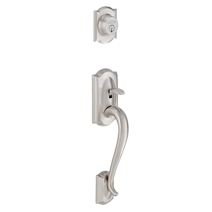 An image related to Schlage F58 CAM 619 Satin Nickel Lock