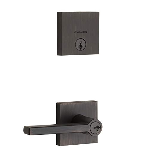 Kwikset 99910 061 Entry Metal Venetian Bronze Lever Lockset Lock