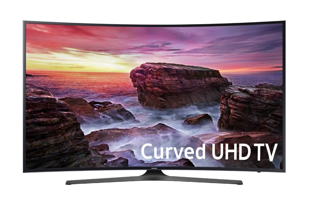 Samsung 6 Series UN55MU6500FXZA 55-Inch HDR Curved 4K LED 120Hz TV with  Motion Rate 120