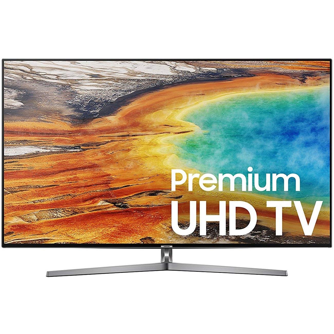 An image of Samsung UN55MU9000FXZA 55-Inch HDR Flat Screen 4K LED TV with Samsung Motion Rate 240 | Your TV Set 