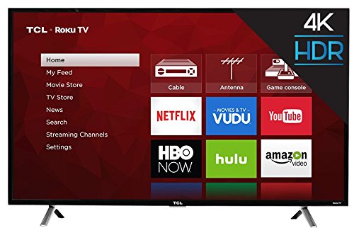 An image of TCL 49S405 49-Inch HDR Flat Screen 4K LED Outdoor 120Hz TV with Motion Rate 120