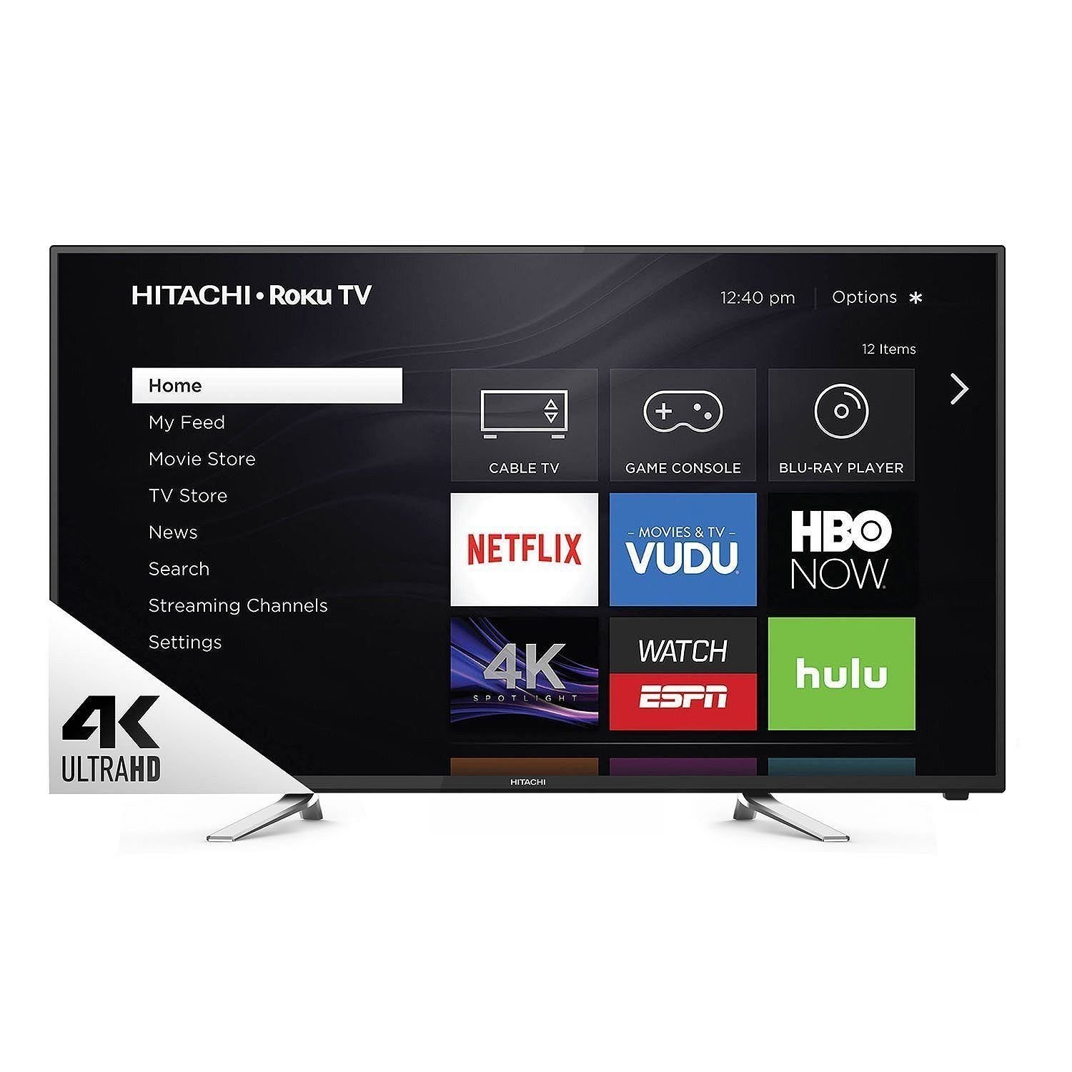 An image of Hitachi RH2 60RH2 60-Inch HDR 4K LED TV