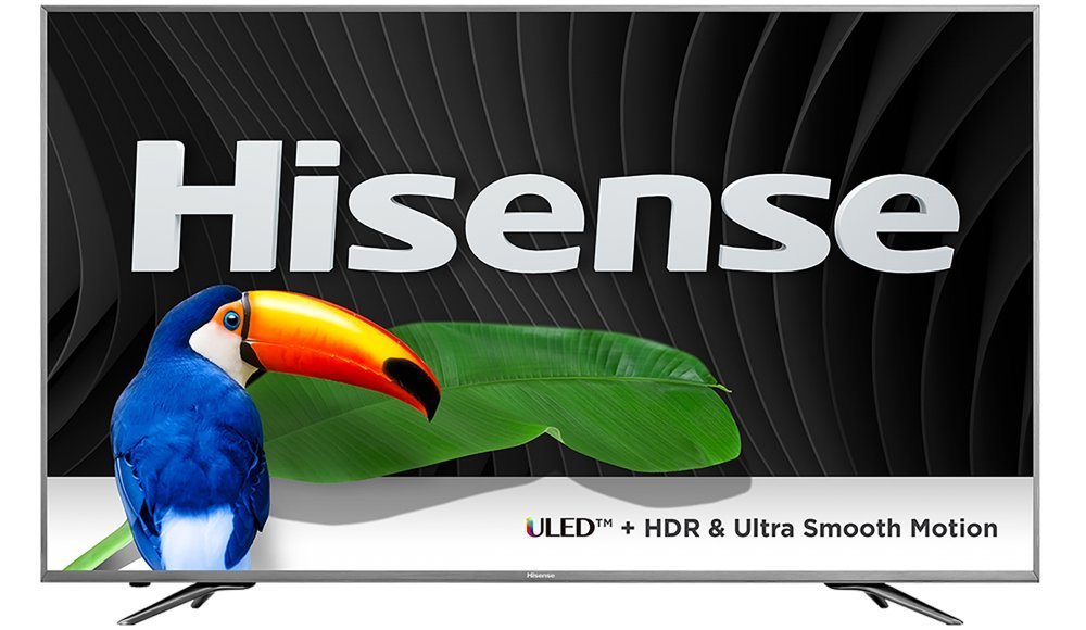 An image of Hisense 888143002446 55-Inch HDR Flat Screen 4K LED 120Hz Smart TV with Ultra Smooth Motion | Your TV Set 