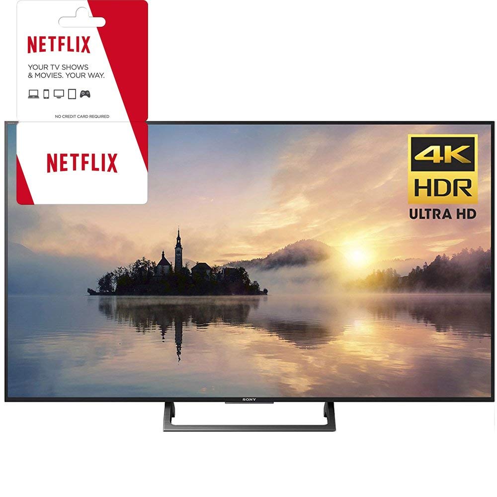 An image of Sony KD-55X720E 55-Inch HDR Flat Screen 4K LED 60Hz TV with Sony Motionflow XR