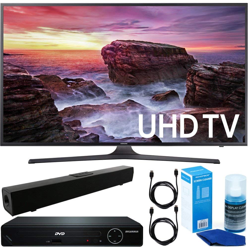 An image related to Samsung 6 UN40MU6290 40-Inch HDR Flat Screen 4K LED Smart TV with Motion Rate 120