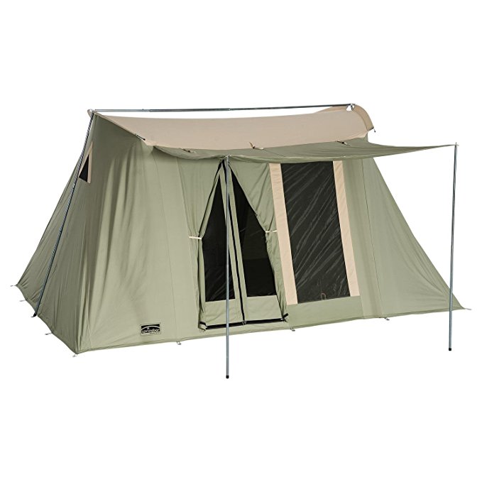 An image related to Springbar Large Waterproof 100% Cotton Duck Canvas 8-Person Car Camping Cabin 4-Season 13.2 X 43 X 13.5 Inch Tent