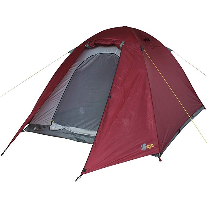 An image related to High Peak Outdoors 4-Person Maroon Dome 4-Season 108 X 84 X 52 Inch Tent
