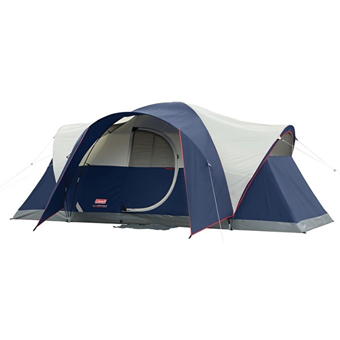 An image related to Coleman Elite Montana Large Waterproof Polyester Taffeta 8-Person Blue Dome 33 X 13 X 8 Inch Tent