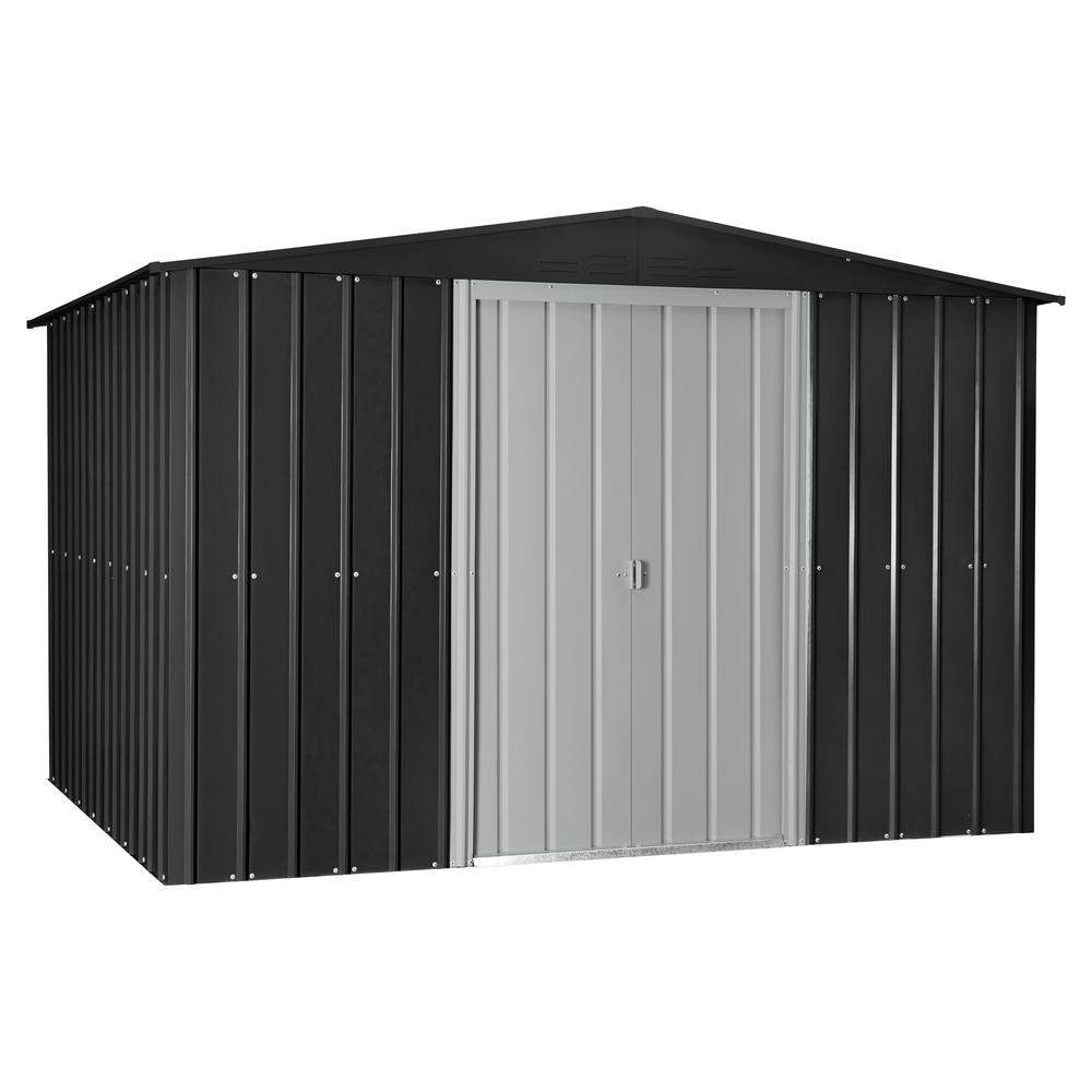 arrow newport np101267 metal 10 ft. x 12 ft. barn shed