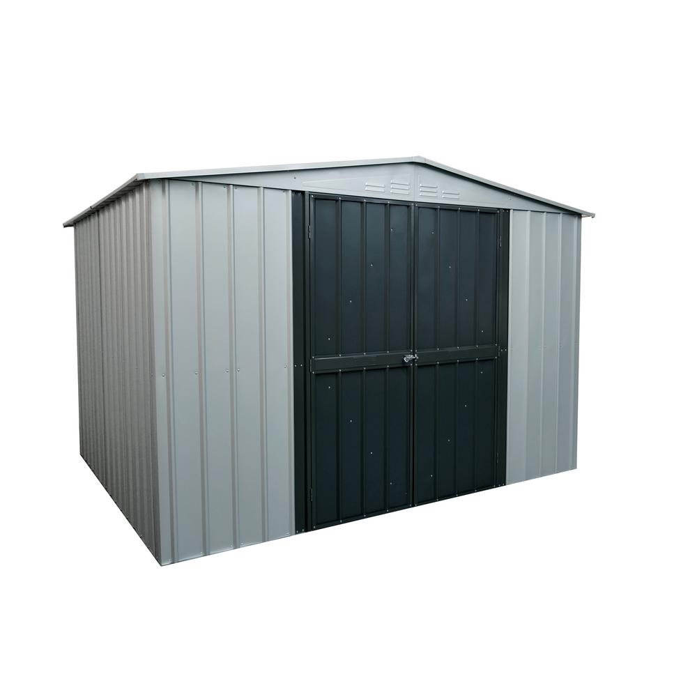 arrow newport np101267 metal 10 ft. x 12 ft. barn shed