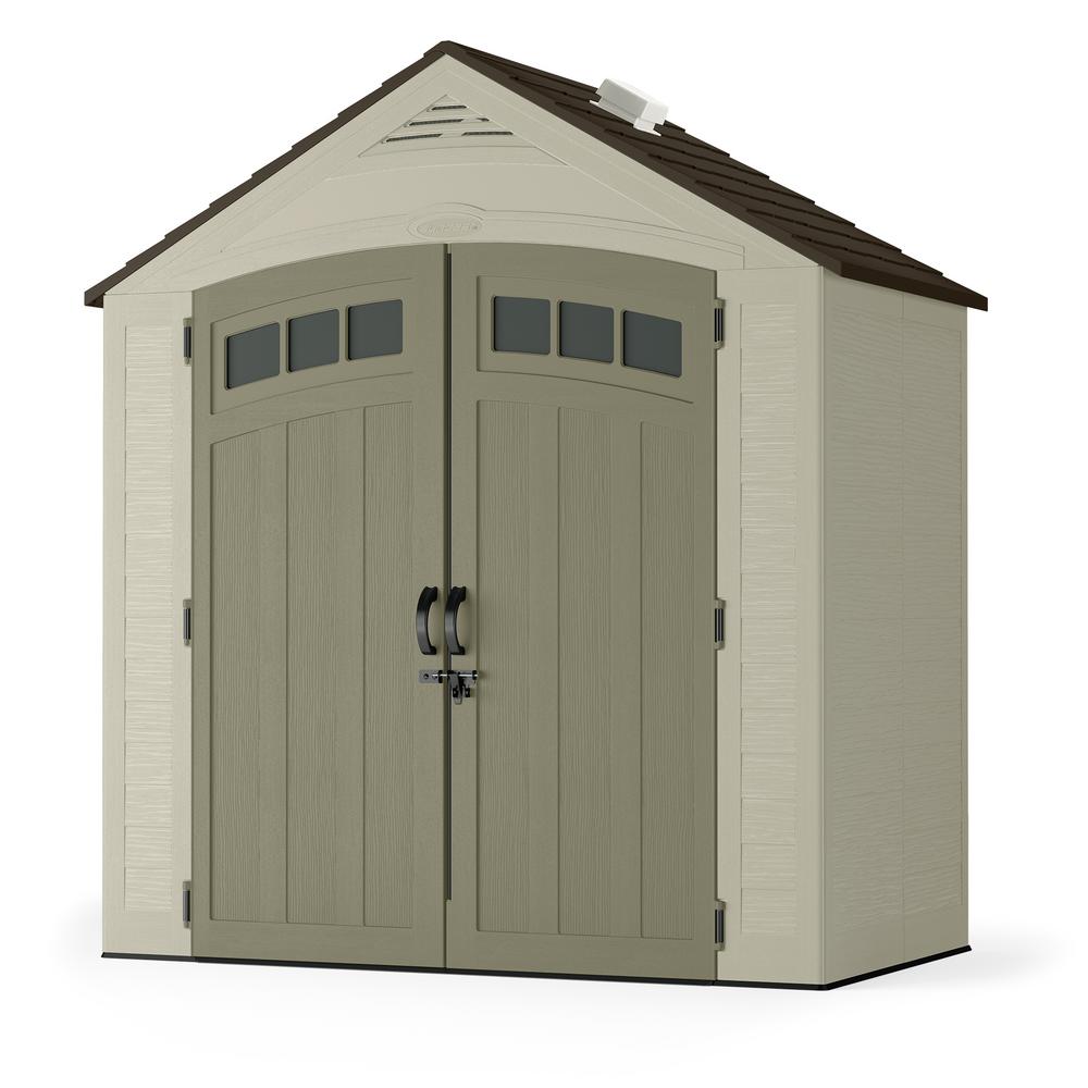 What Is 7 X 4 Suncast Vista BMS7402 Plastic 7 ft. x 4 ft. Cottage Shed | The Shed Guide