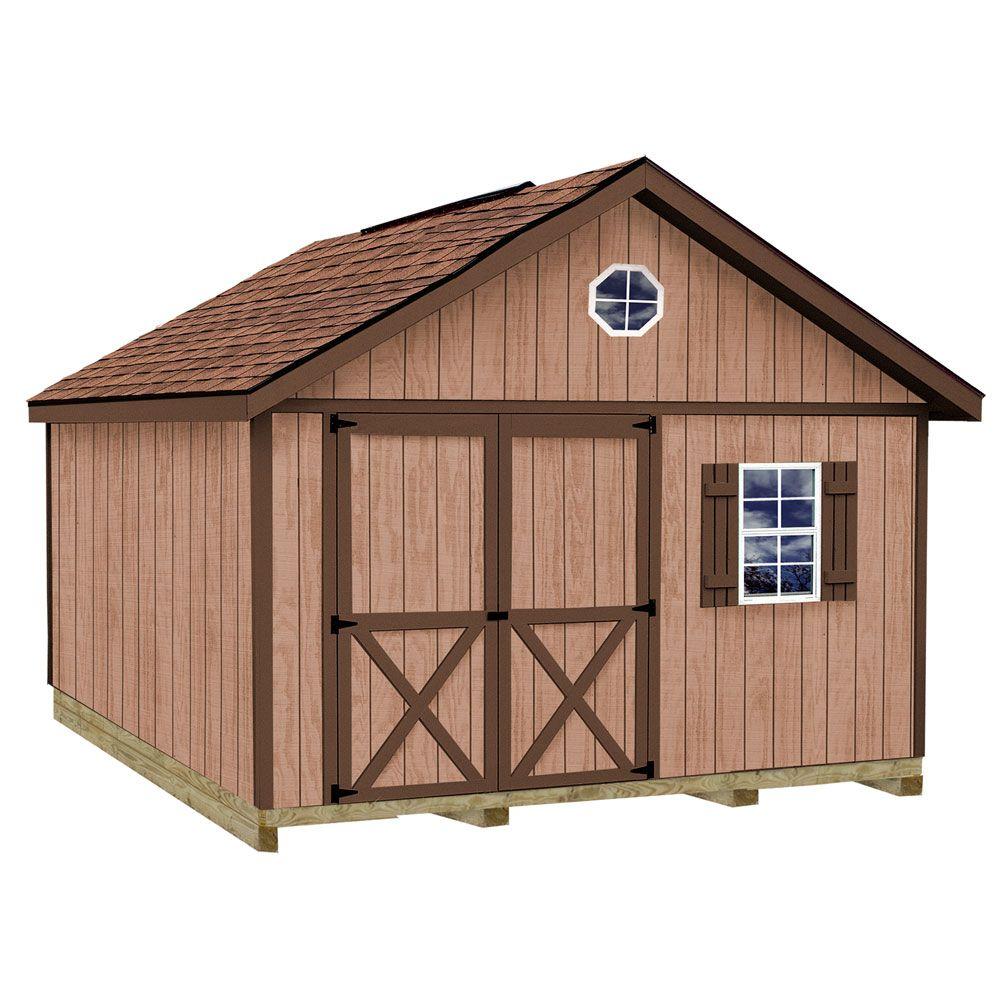 An image of Best Barns Brandon-1212df Pre Built Wooden 12 ft. x 12 ft. Ranch Shed